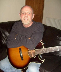 Ewen with Allan's Washburn