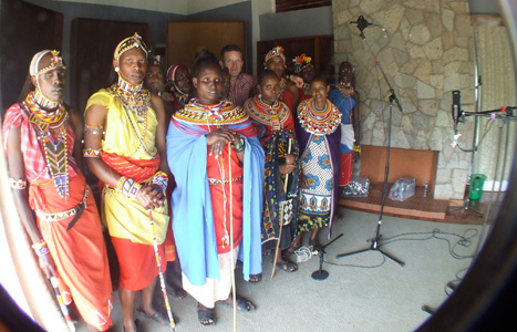 Barnaby with Masai